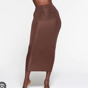 SKIMS x Swarovski Jelly Sheer Tube Skirt